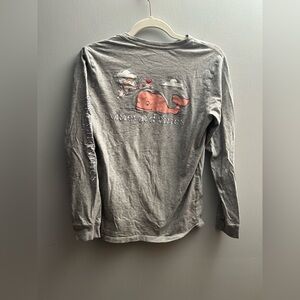 Boys large Vineyard Vines Black and Green Long Sleeve Tee